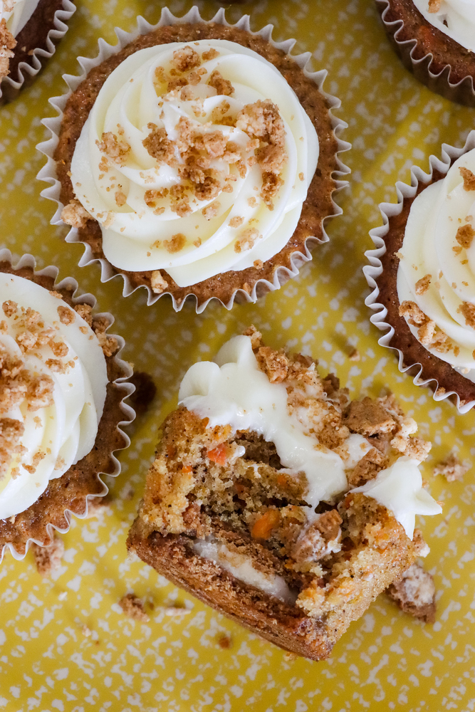 Oreo Carrot Cake Cupcakes