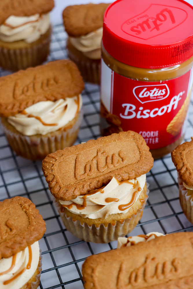 Cookie Butter Cupcakes