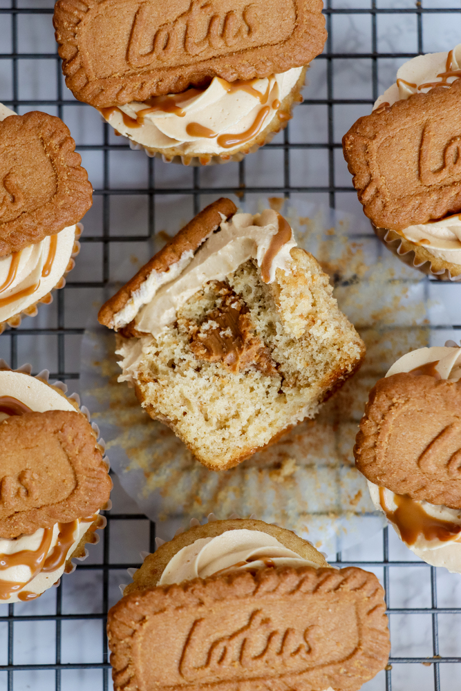 Cookie Butter Cupcakes